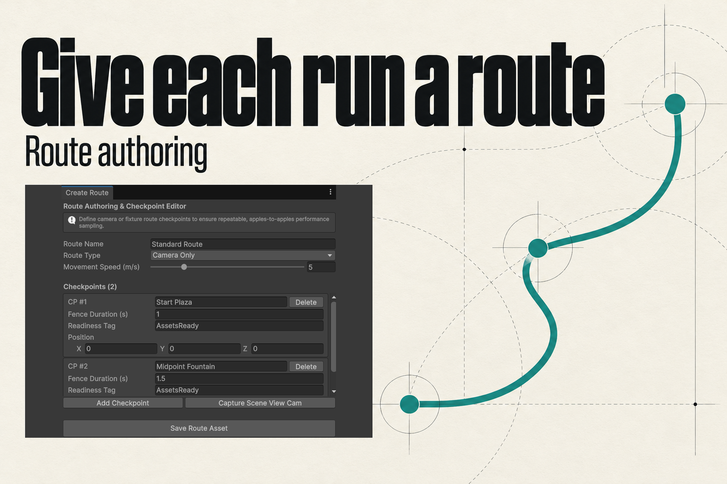 Route Authoring Interface
